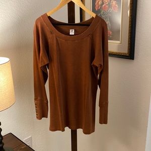Peruvian Connection Tunic Rust Size XL